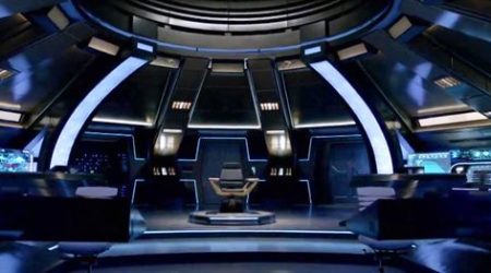 Habitacle de vaisseau spatial